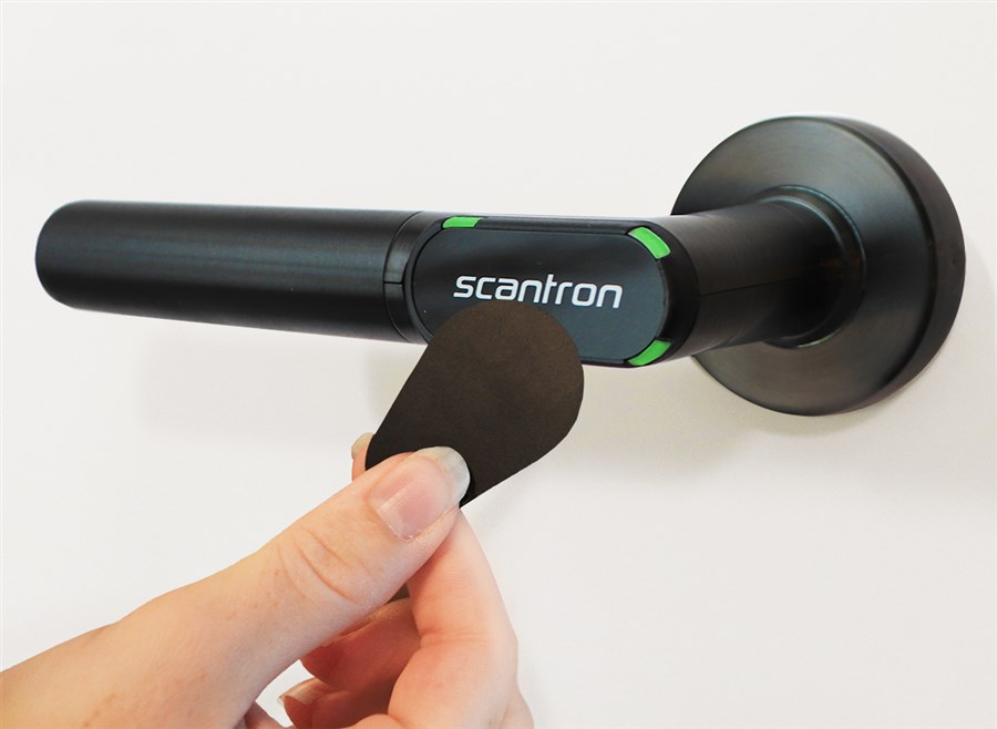 Scantrons nya Evolock-handtag i den exklusiva svarta färgen